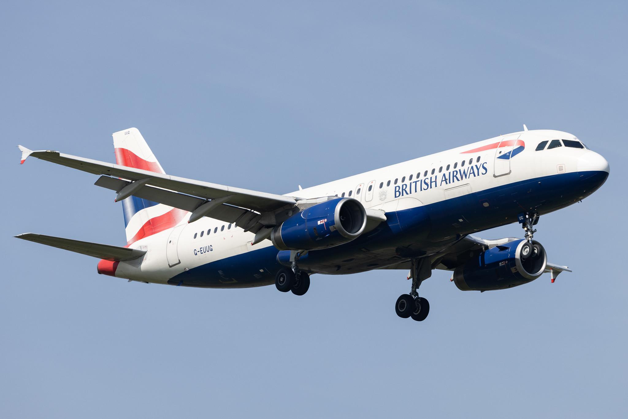 London Heathrow: British Airways (BA / BAW) |  Airbus A320-232 A320 | G-EUUG | MSN 1812