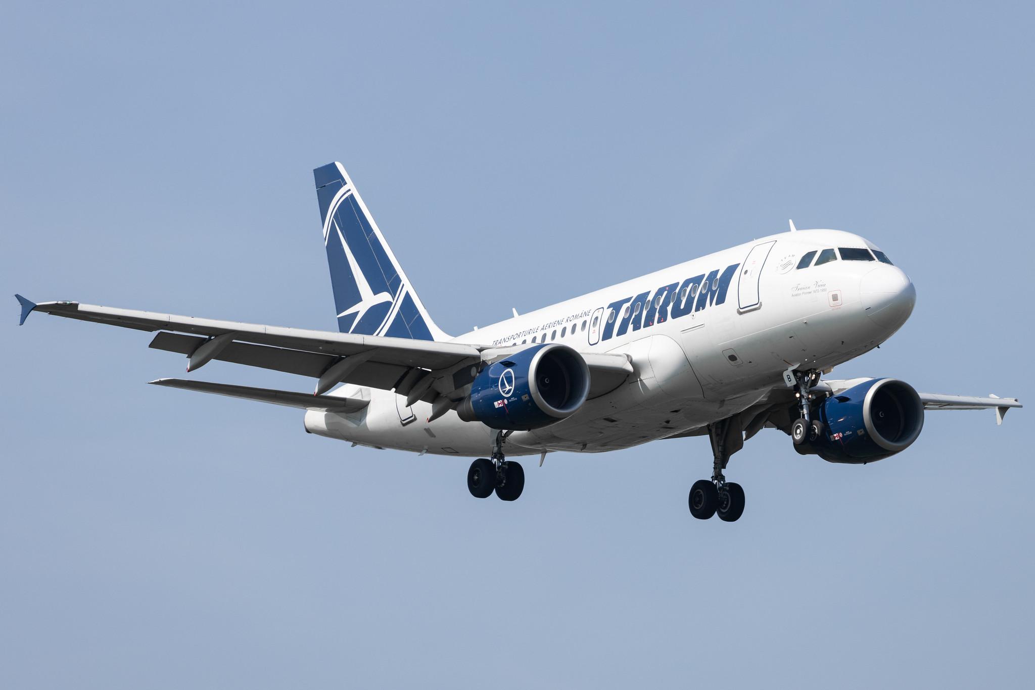 London Heathrow: Tarom (RO / ROT) |  Airbus A318-111 A318 | YR-ASB | MSN 2955