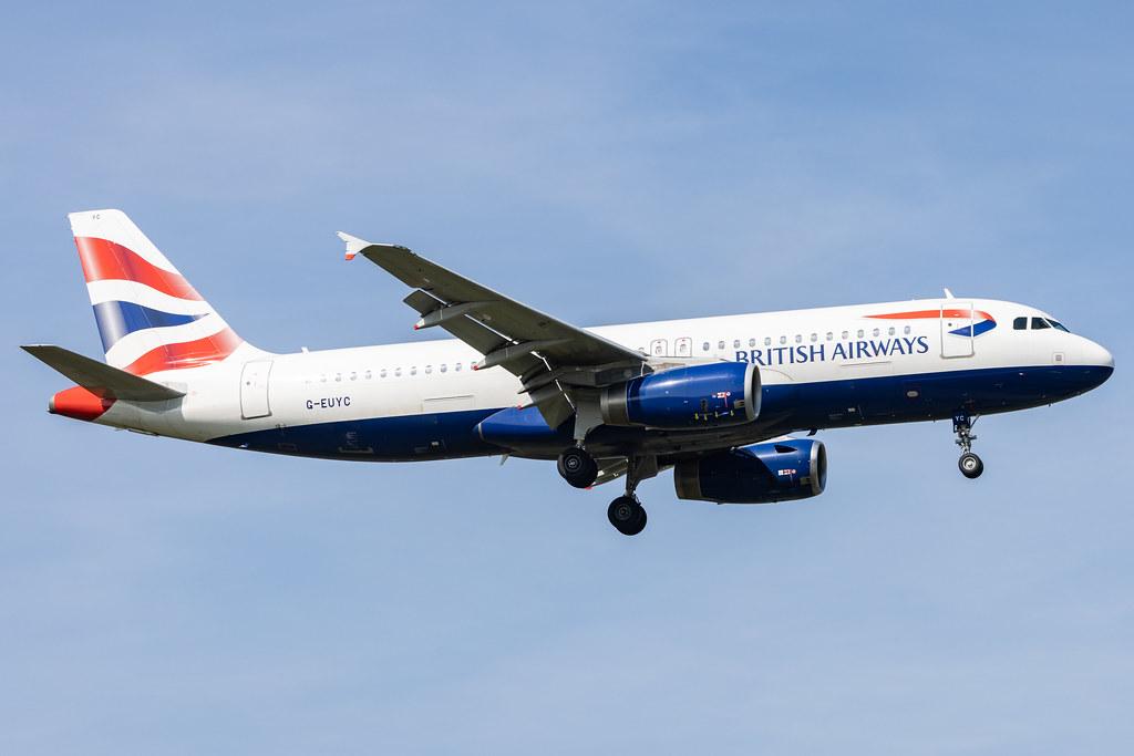 London Heathrow: British Airways (BA / BAW) |  Airbus A320-232 A320 | G-EUYC | MSN 3721