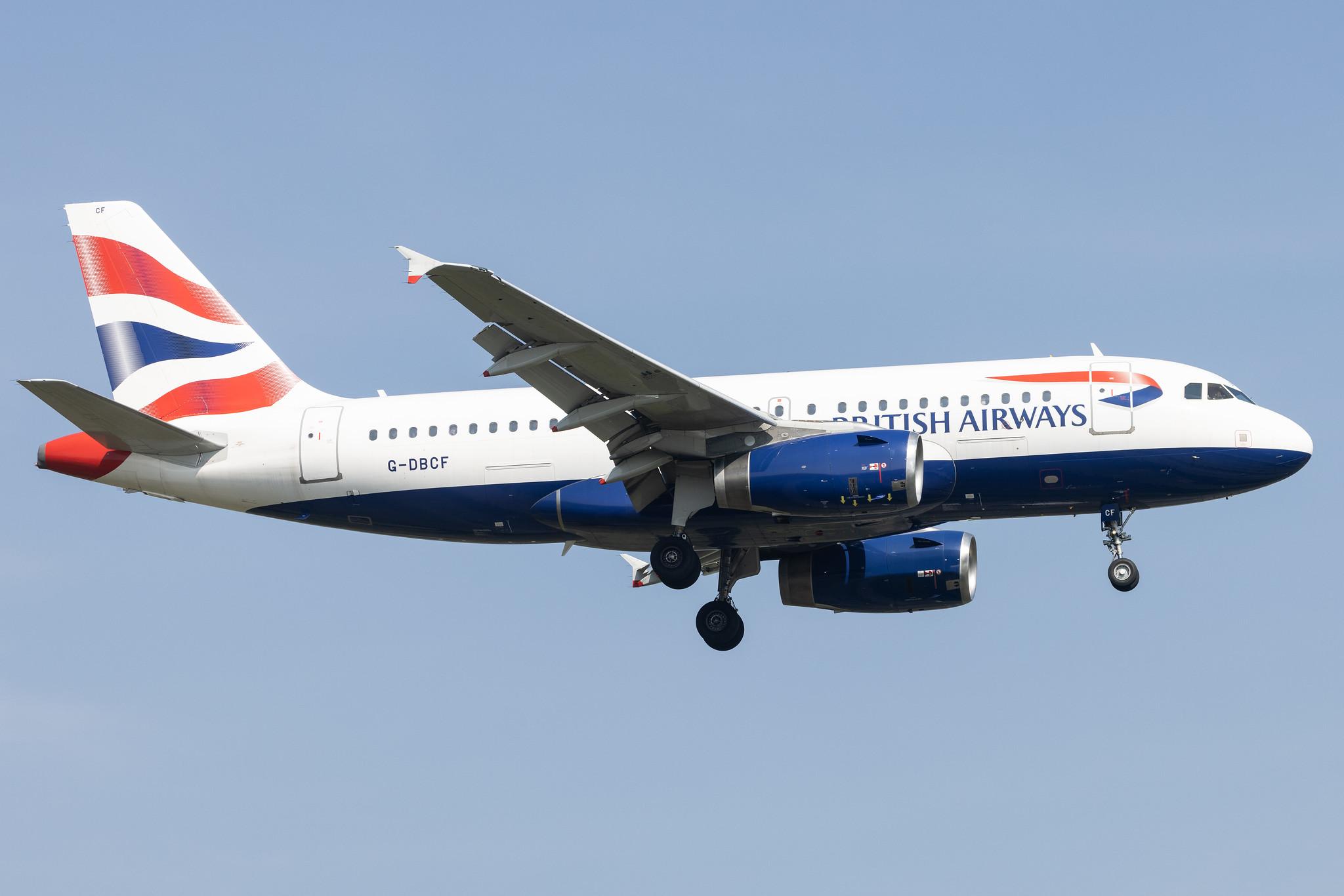 London Heathrow: British Airways (BA / BAW) |  Airbus A319-131 A319 | G-DBCF | MSN 2466