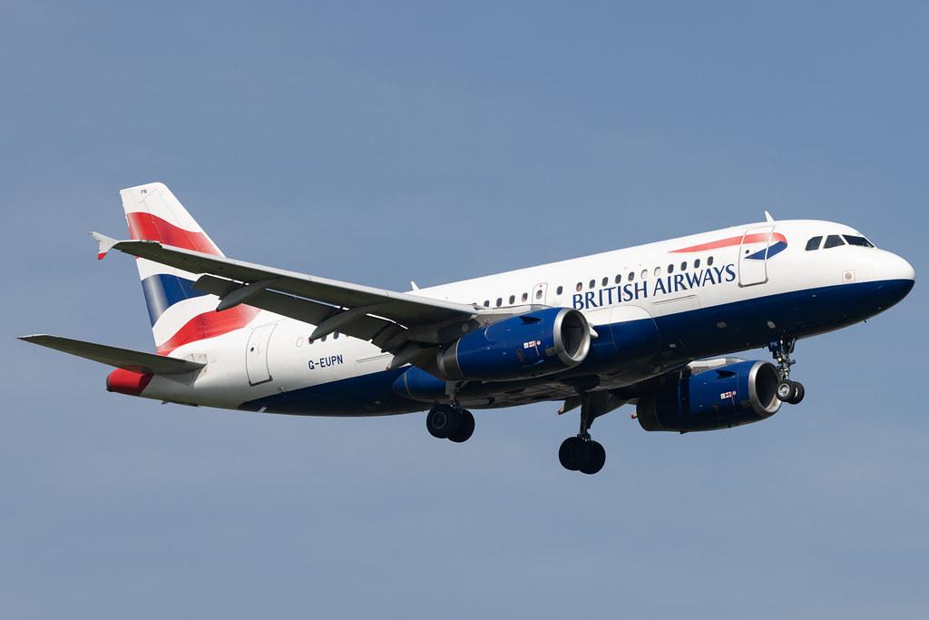 London Heathrow: British Airways (BA / BAW) |  Airbus A319-131 A319 | G-EUPN | MSN 1261