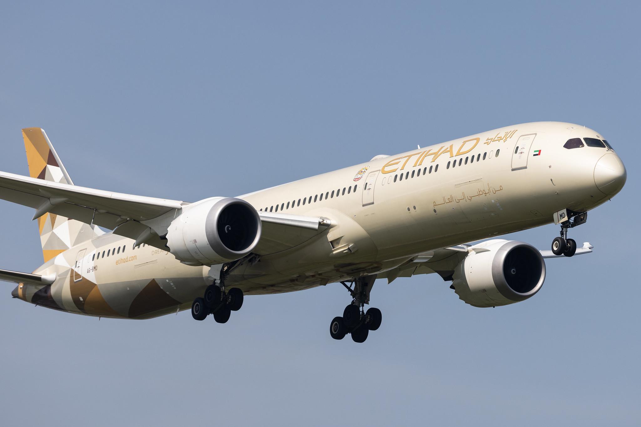 London Heathrow: Etihad Airways (EY / ETD) |  Boeing 787-10 Dreamliner B78X | A6-BMD | MSN 60758