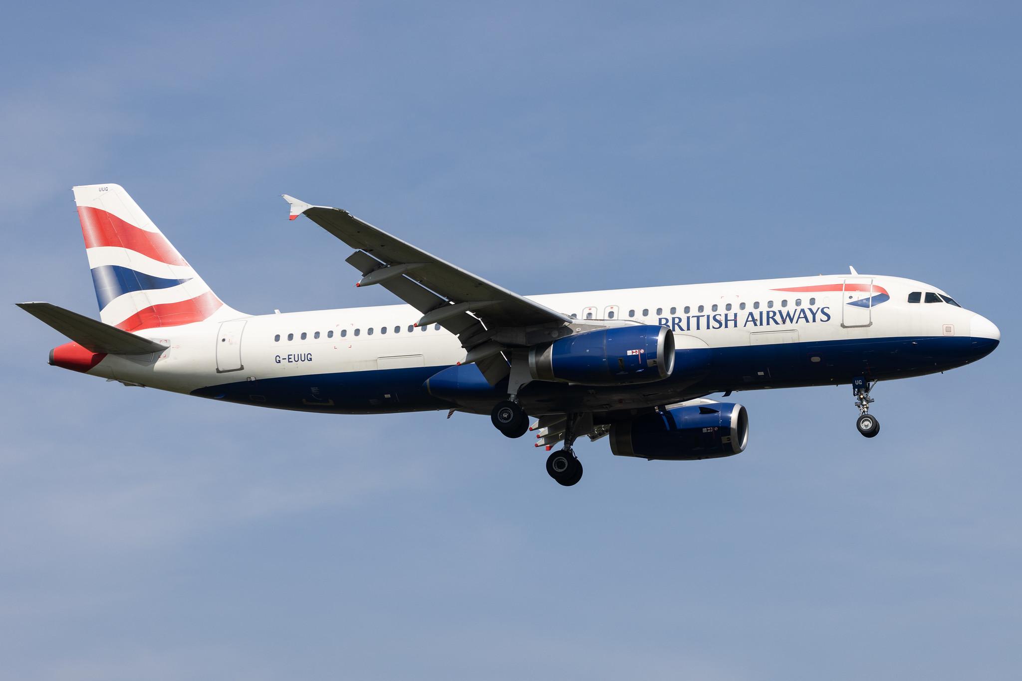 London Heathrow: British Airways (BA / BAW) |  Airbus A320-232 A320 | G-EUUG | MSN 1812