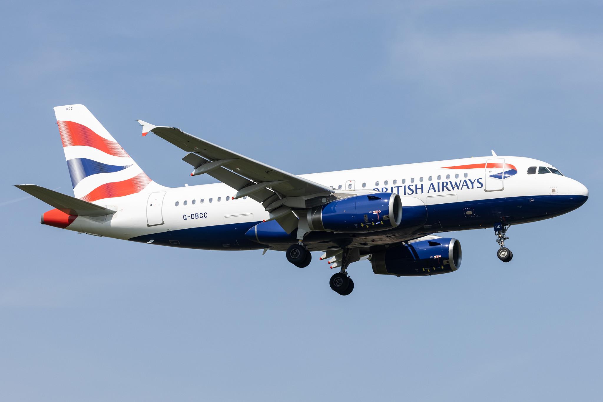 London Heathrow: British Airways (BA / BAW) |  Airbus A319-131 A319 | G-DBCC | MSN 2194