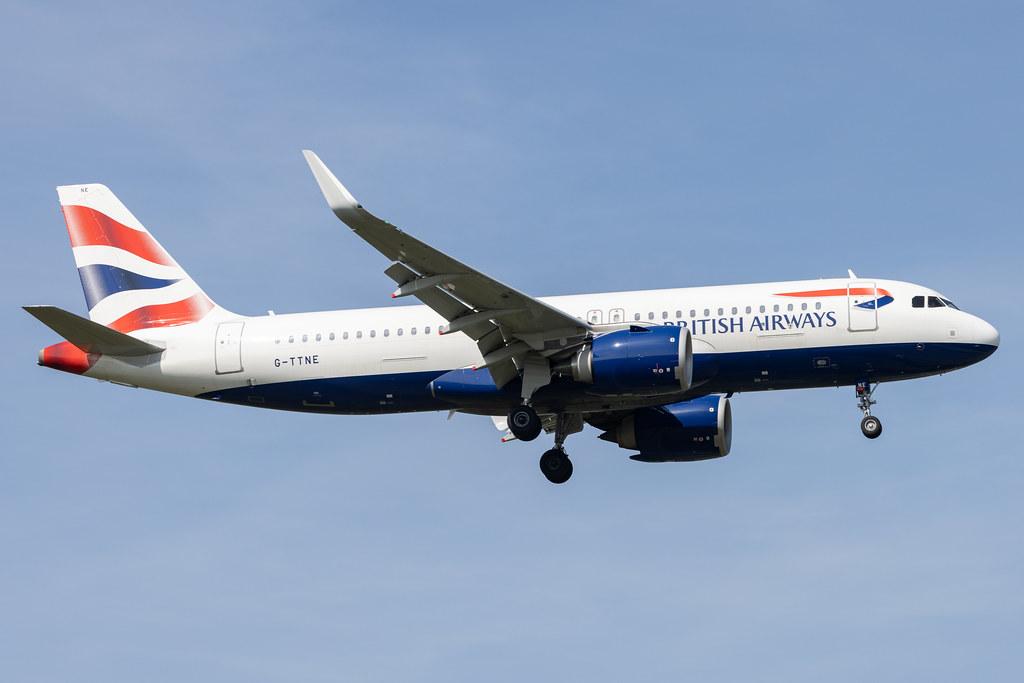 London Heathrow: British Airways (BA / BAW) |  Airbus A320-251N A20N | G-TTNE | MSN 8365