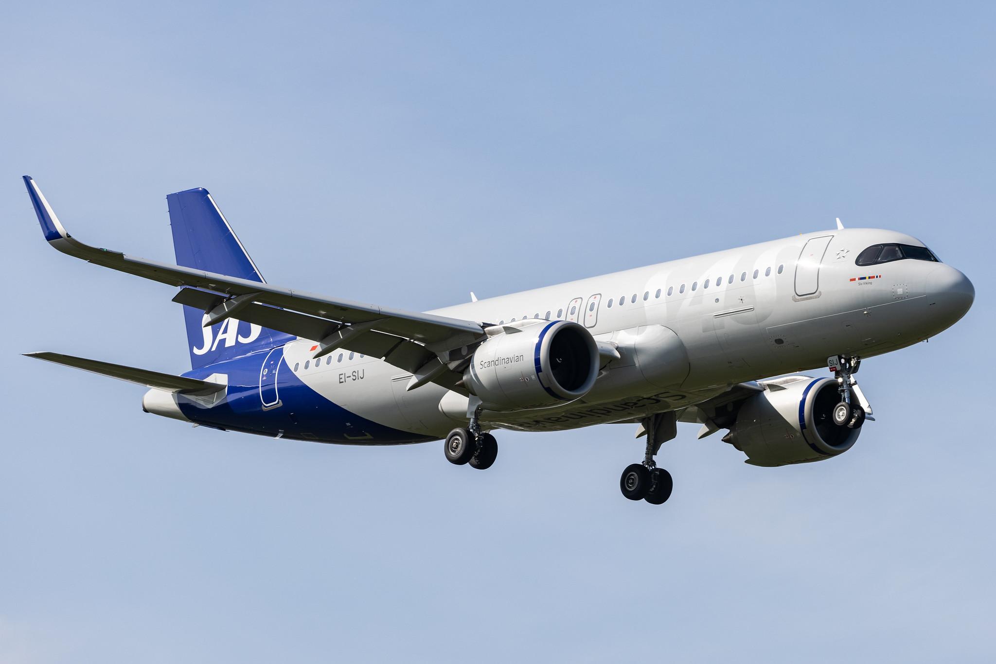 London Heathrow: SAS (SK / SAS) | Operator: SAS Connect |  Airbus A320-251N A20N | EI-SIJ | MSN 10752