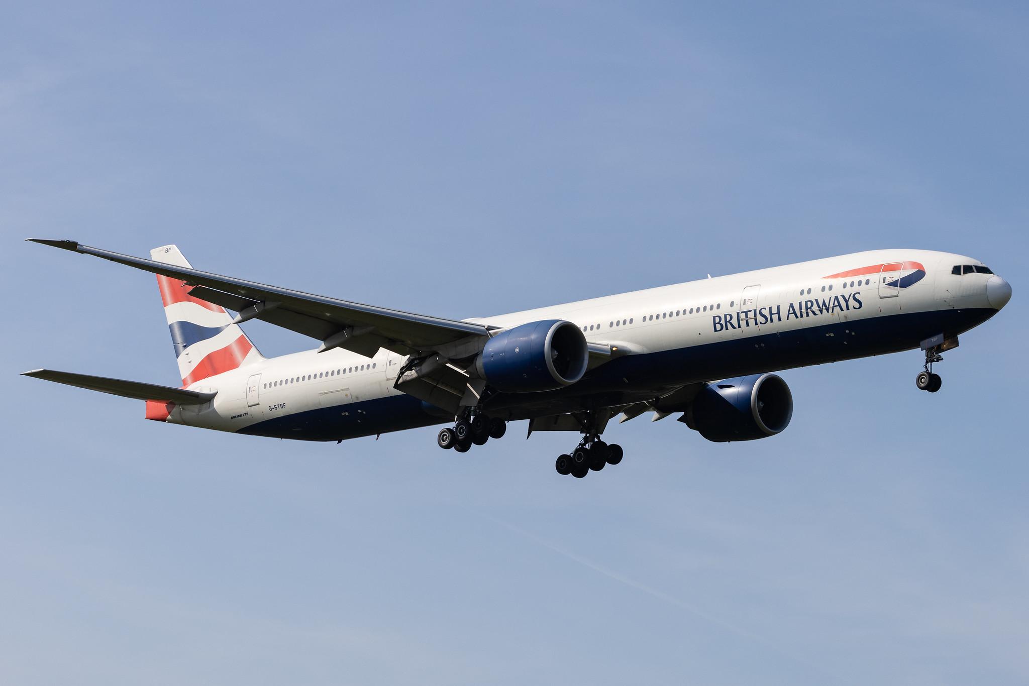 London Heathrow: British Airways (BA / BAW) |  Boeing 777-336(ER) B77W | G-STBF | MSN 40543