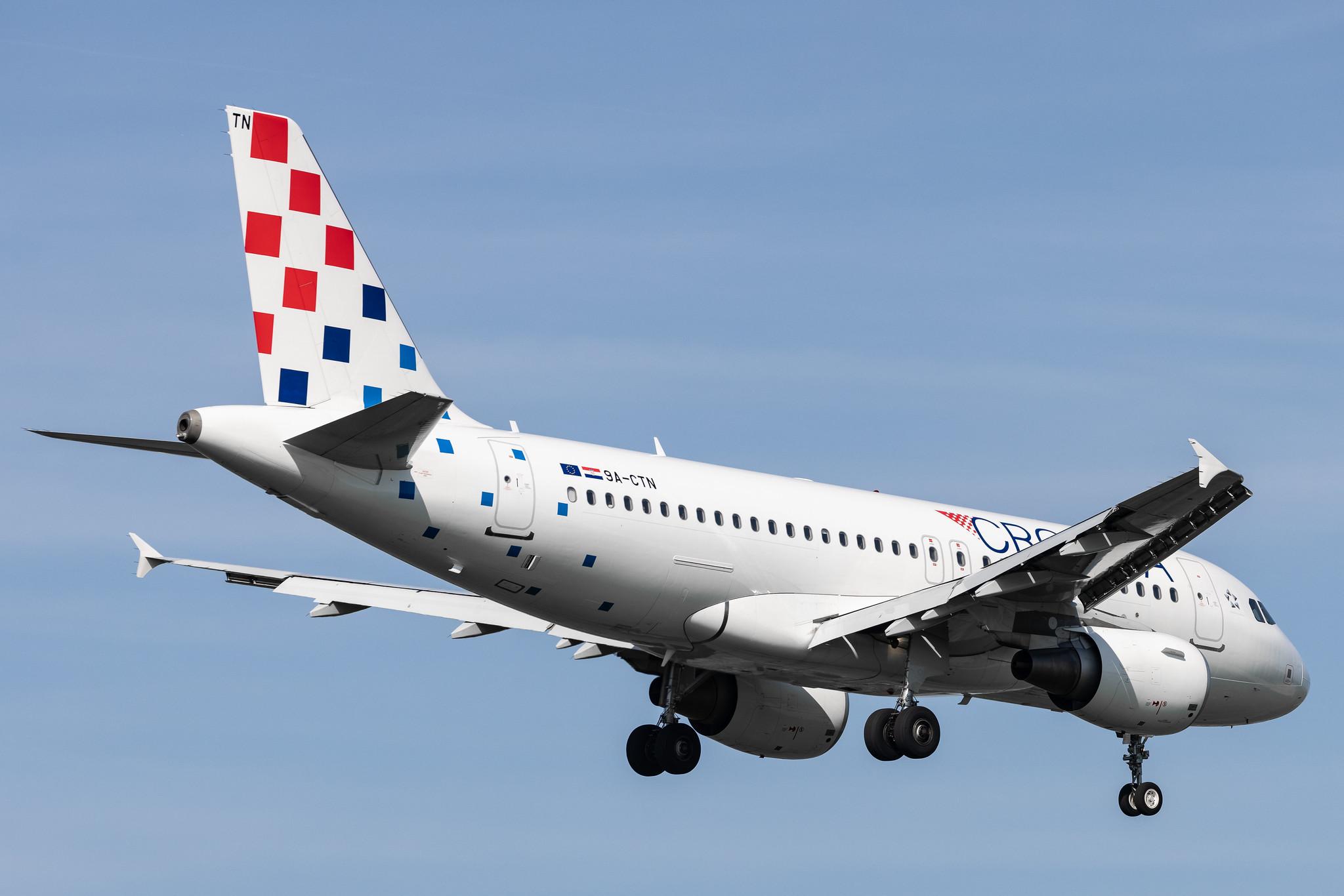 London Heathrow: Croatia Airlines (OU / CTN) |  Airbus A319-112 A319 | 9A-CTN | MSN 5085