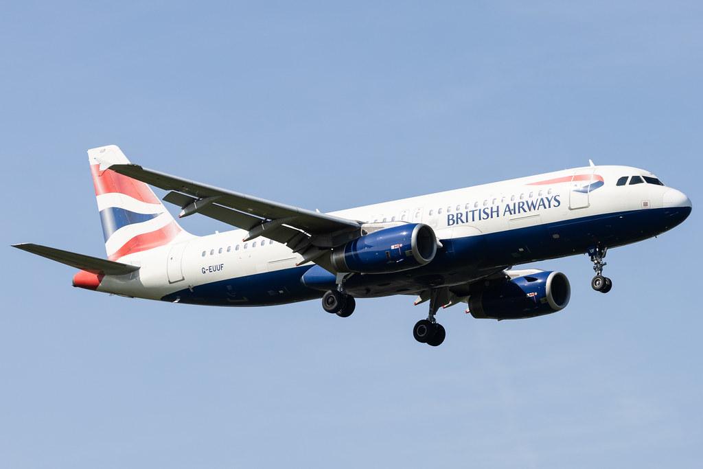 London Heathrow: British Airways (BA / BAW) |  Airbus A320-232 A320 | G-EUUF | MSN 1806