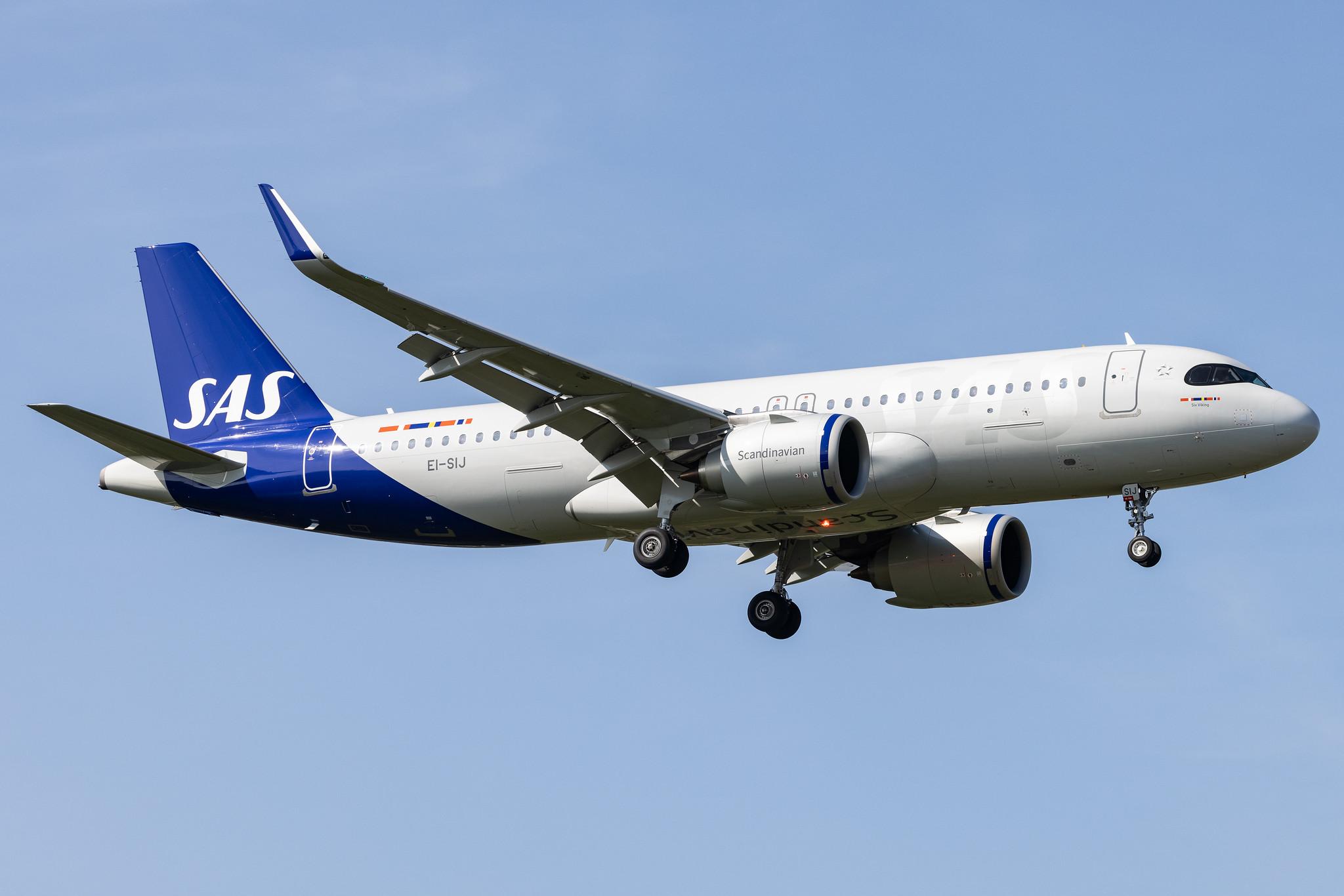 London Heathrow: SAS (SK / SAS) | Operator: SAS Connect |  Airbus A320-251N A20N | EI-SIJ | MSN 10752