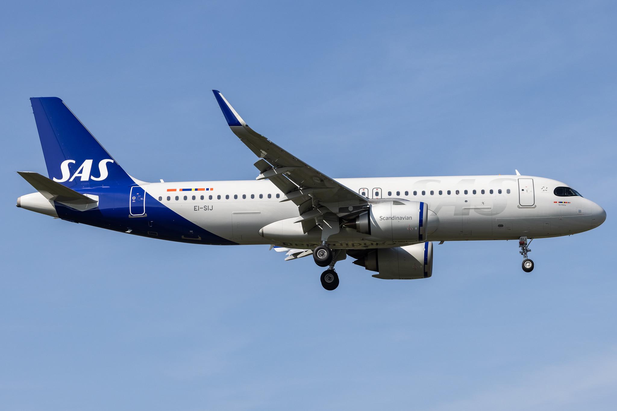 London Heathrow: SAS (SK / SAS) | Operator: SAS Connect |  Airbus A320-251N A20N | EI-SIJ | MSN 10752