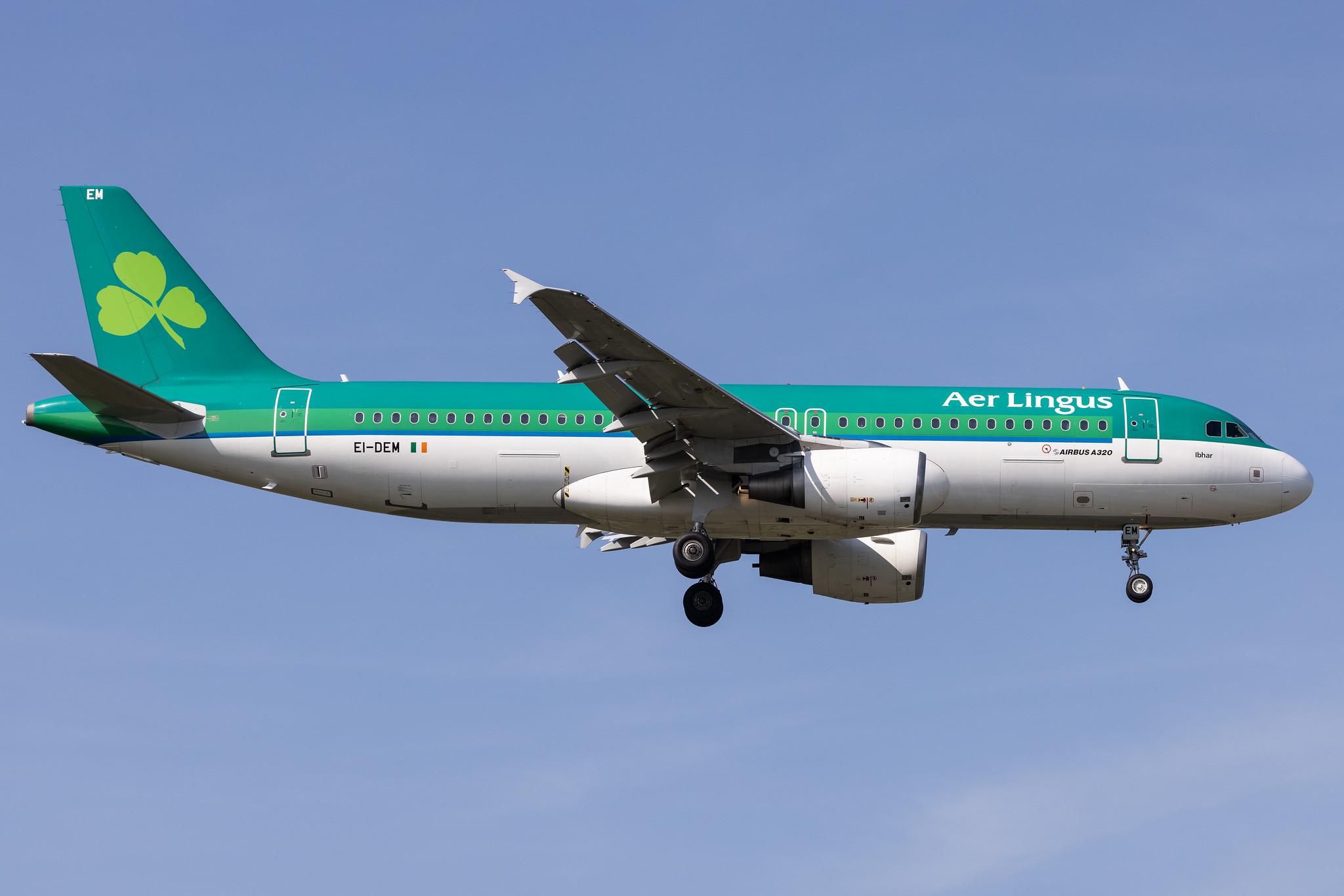 London Heathrow: Aer Lingus (EI / EIN) |  Airbus A320-214 A320 | EI-DEM | MSN 2411