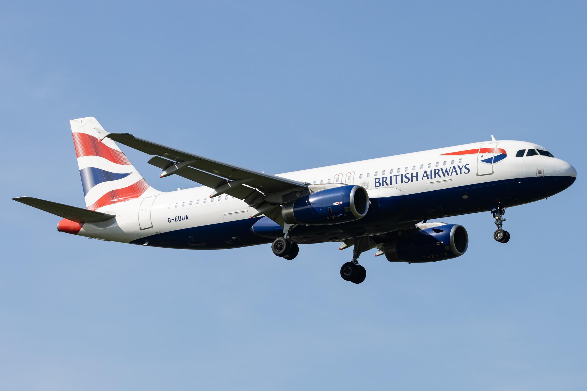 London Heathrow: British Airways (BA / BAW) |  Airbus A320-232 A320 | G-EUUA | MSN 1661