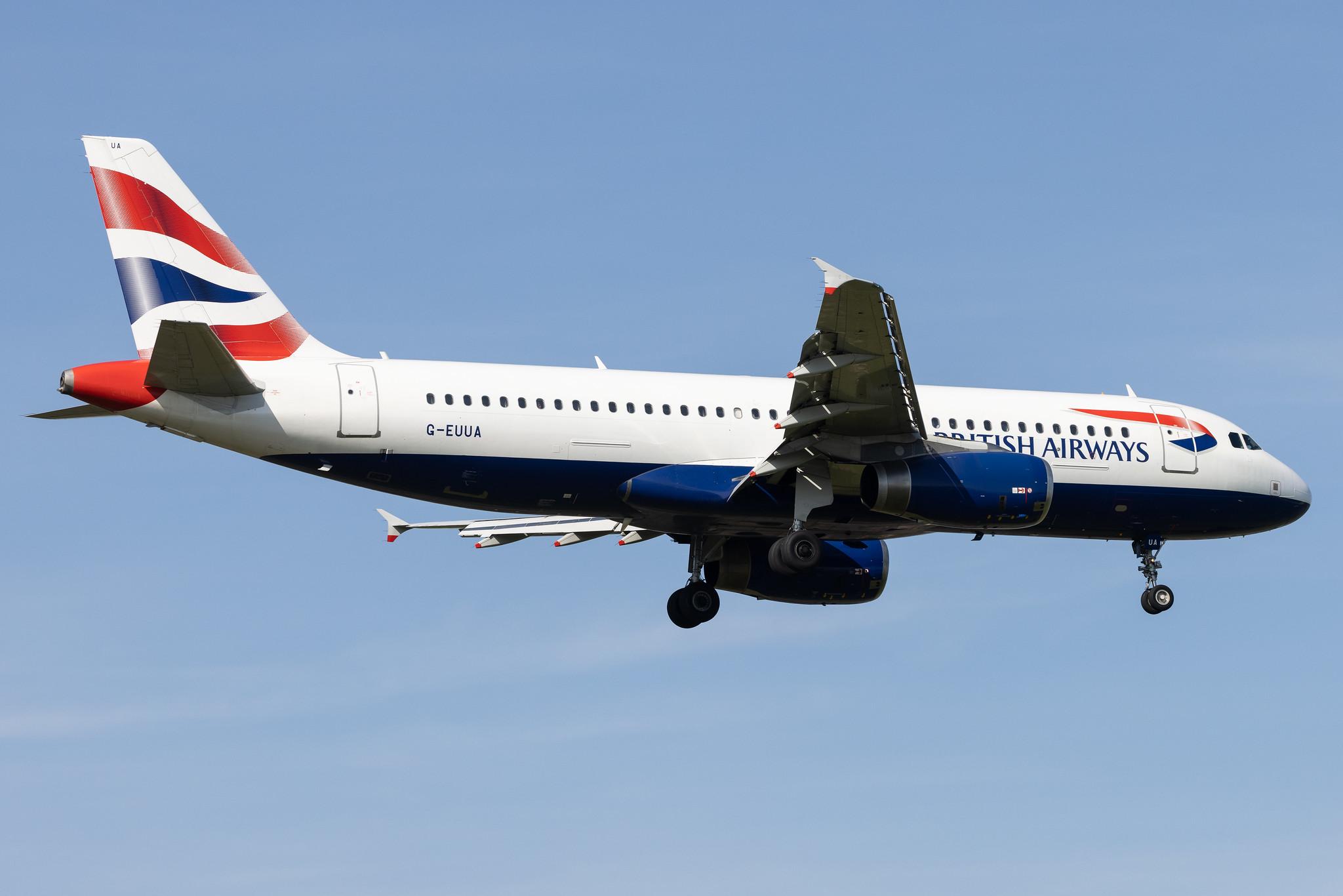 London Heathrow: British Airways (BA / BAW) |  Airbus A320-232 A320 | G-EUUA | MSN 1661