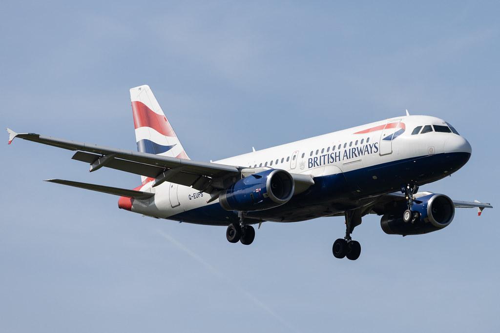 London Heathrow: British Airways (BA / BAW) |  Airbus A319-131 A319 | G-EUPS | MSN 1338