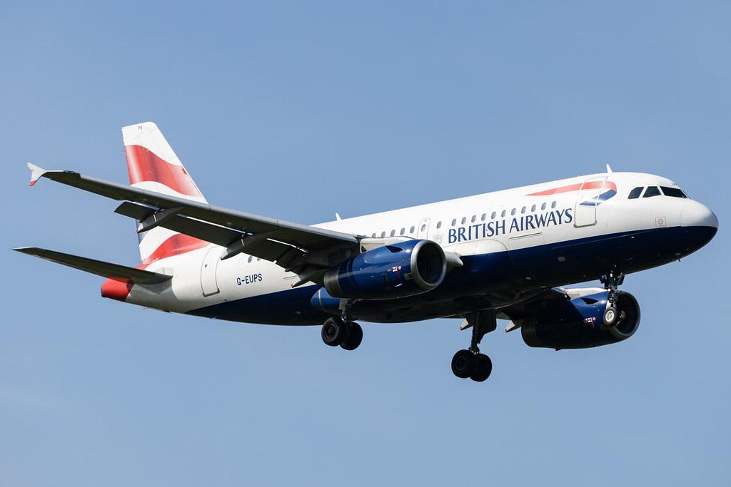 London Heathrow: British Airways (BA / BAW) |  Airbus A319-131 A319 | G-EUPS | MSN 1338