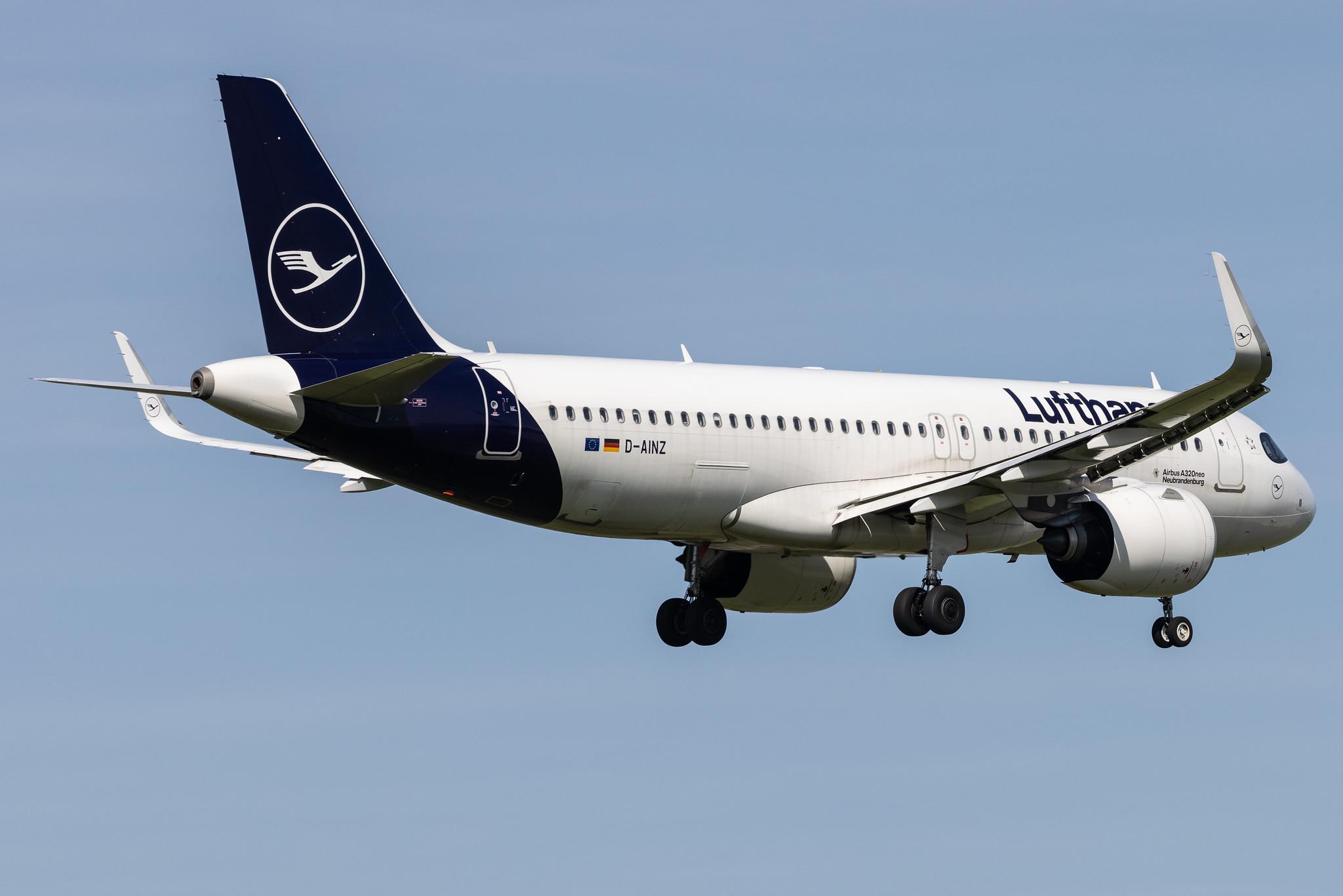 London Heathrow: Lufthansa (LH / DLH) |  Airbus A320-271N A20N | D-AINZ | MSN 9442