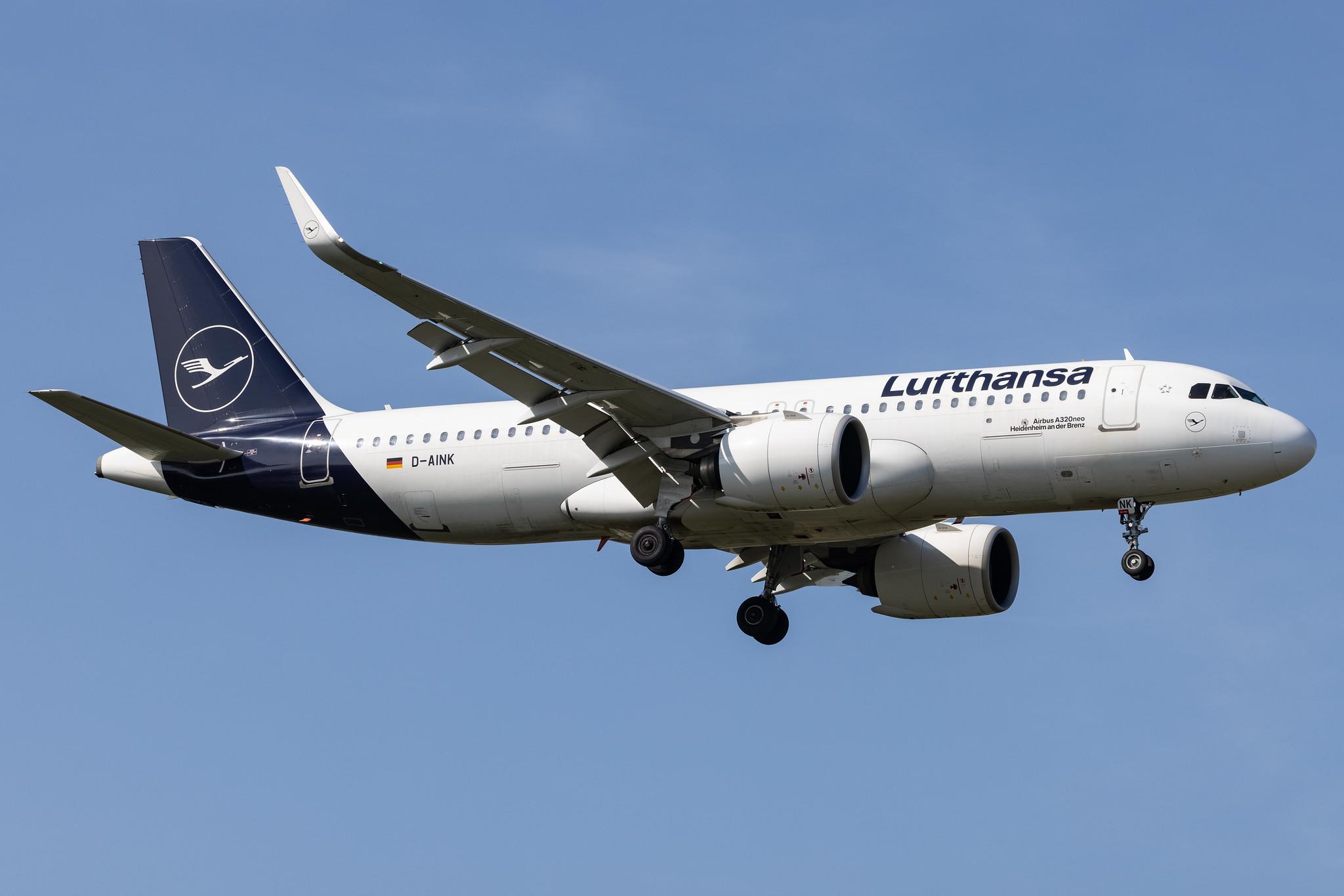 London Heathrow: Lufthansa (LH / DLH) |  Airbus A320-271N A20N | D-AINK | MSN 8249