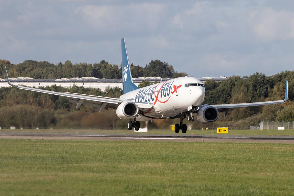 Hamburg Airport: Smartwings (QS / TVS) | Livery: Prague ? You Livery | Boeing 737-8FH B738 | OK-TVF | MSN 29669