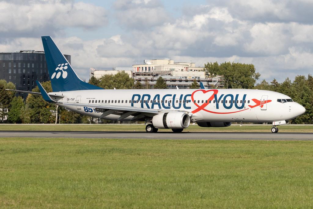 Hamburg Airport: Smartwings (QS / TVS) | Livery: Prague ? You Livery | Boeing 737-8FH B738 | OK-TVF | MSN 29669