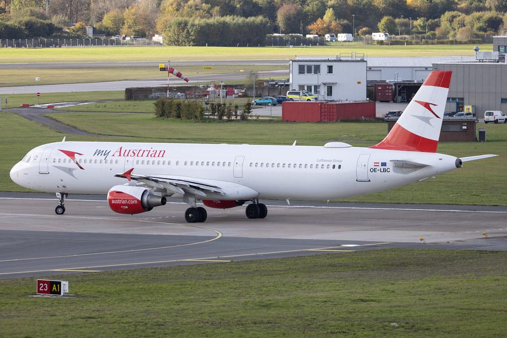 Hamburg Airport: Austrian Airlines (OS / AUA) | Airbus A321-111 A321 | OE-LBC | MSN 0581
