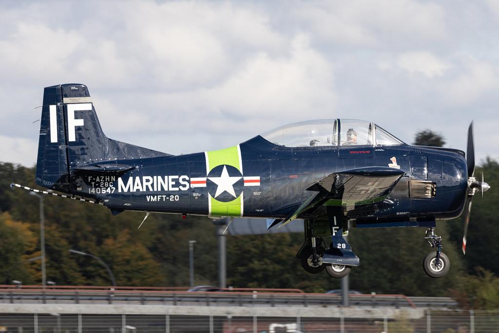 Hamburg Airport: Private owner | North American T-28C Trojan T28 | F-AZHN | MSN 226-124