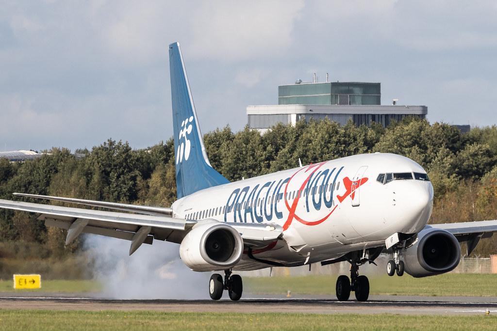 Hamburg Airport: Smartwings (QS / TVS) | Livery: Prague ? You Livery | Boeing 737-8FH B738 | OK-TVF | MSN 29669