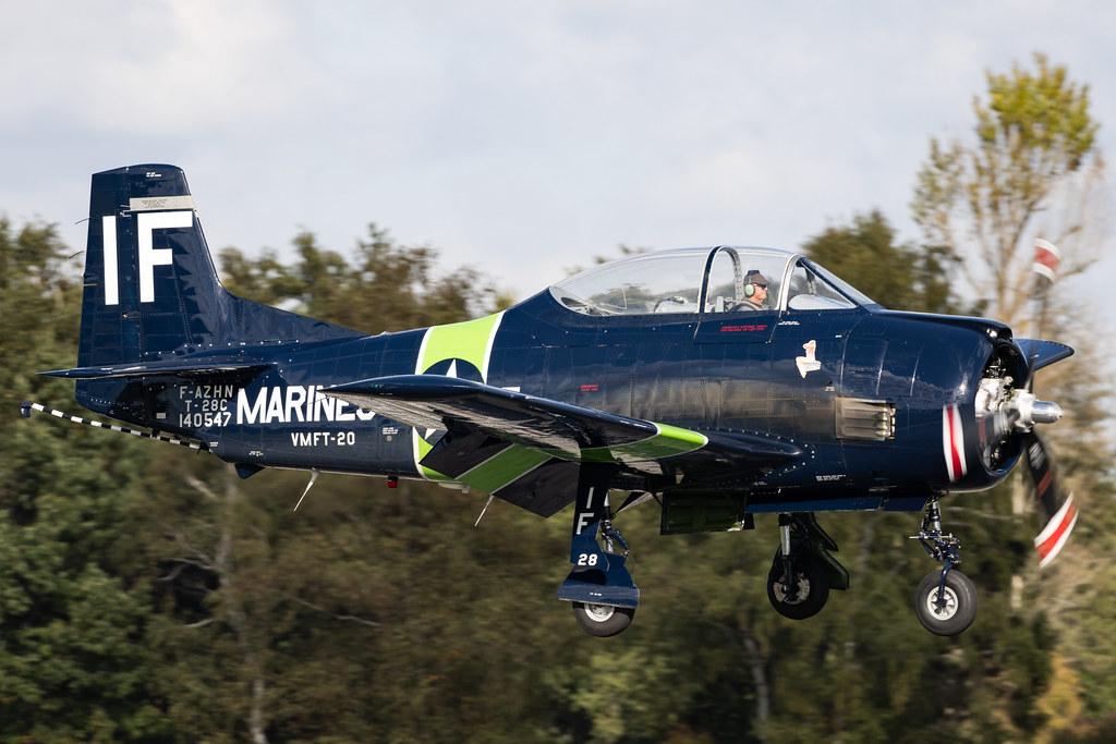 Hamburg Airport: Private owner | North American T-28C Trojan T28 | F-AZHN | MSN 226-124