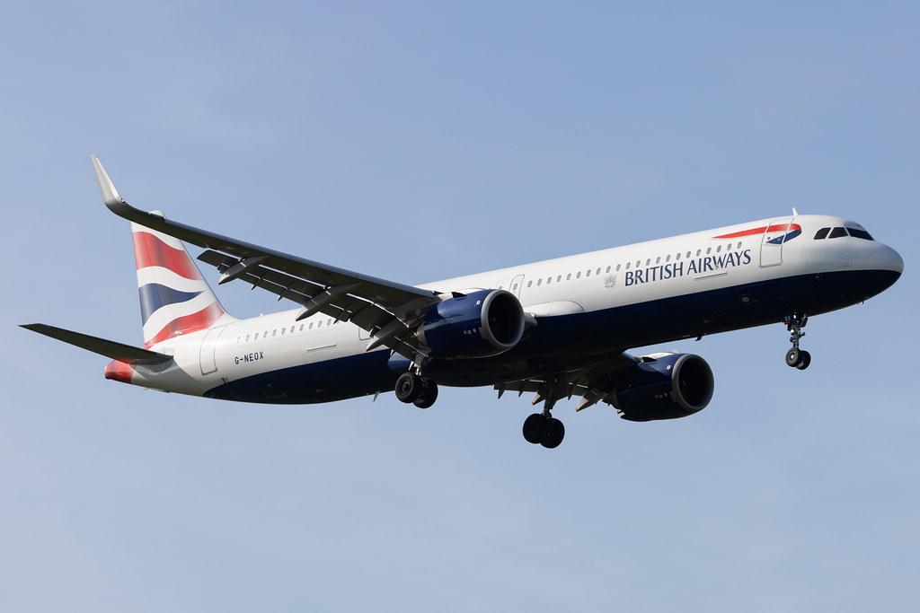 London Heathrow: British Airways (BA / BAW) |  Airbus A321-251NX A21N | G-NEOX | MSN 9162