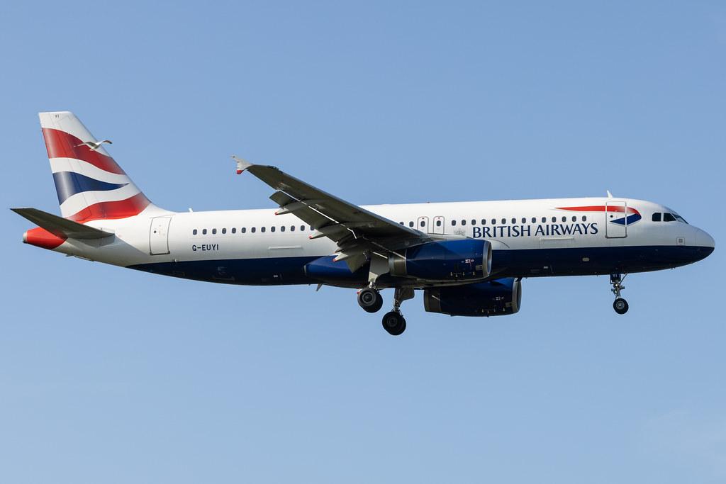 London Heathrow: British Airways (BA / BAW) |  Airbus A320-232 A320 | G-EUYI | MSN 4306