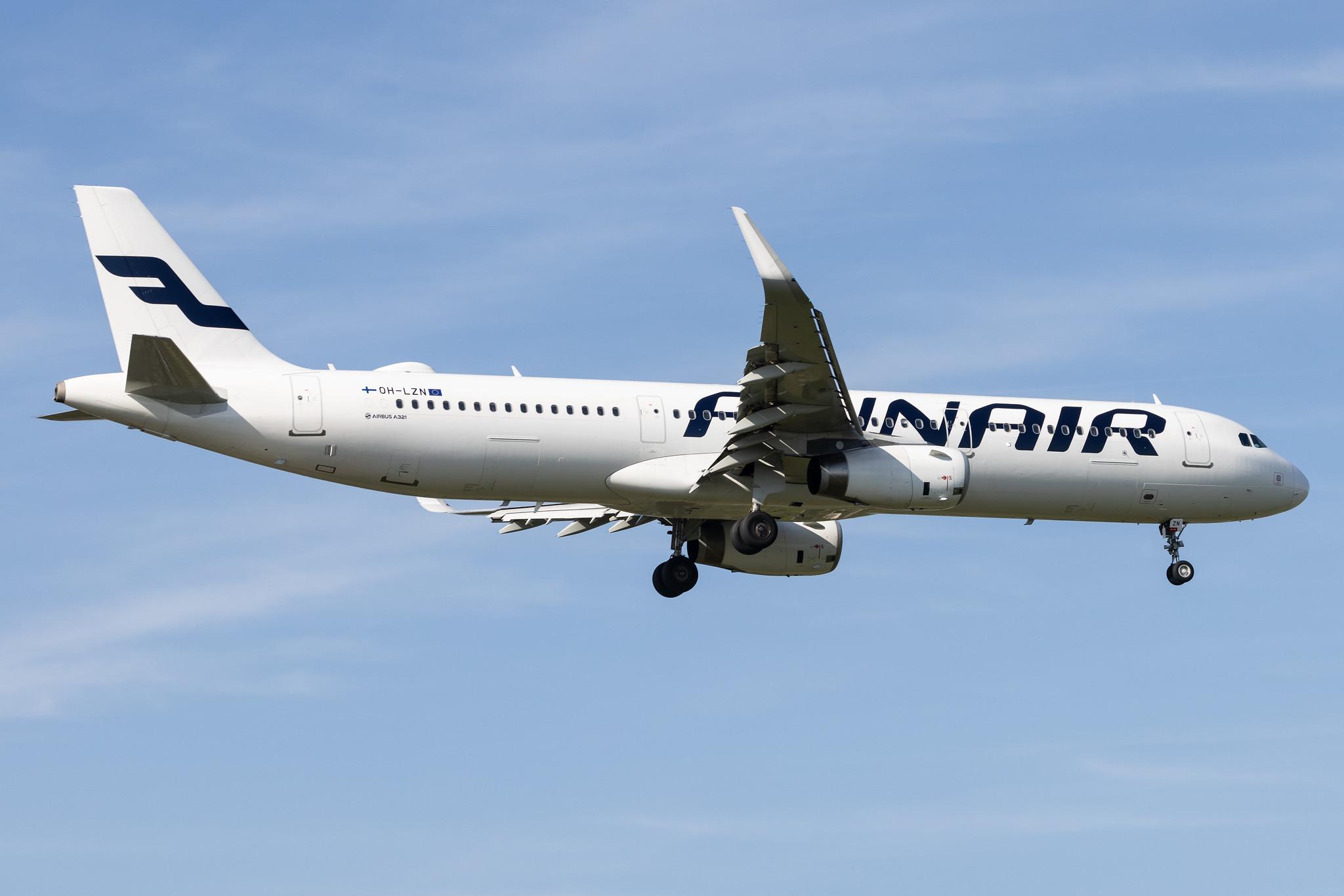 London Heathrow: Finnair (AY / FIN) |  Airbus A321-231 A321 | OH-LZN | MSN 7570