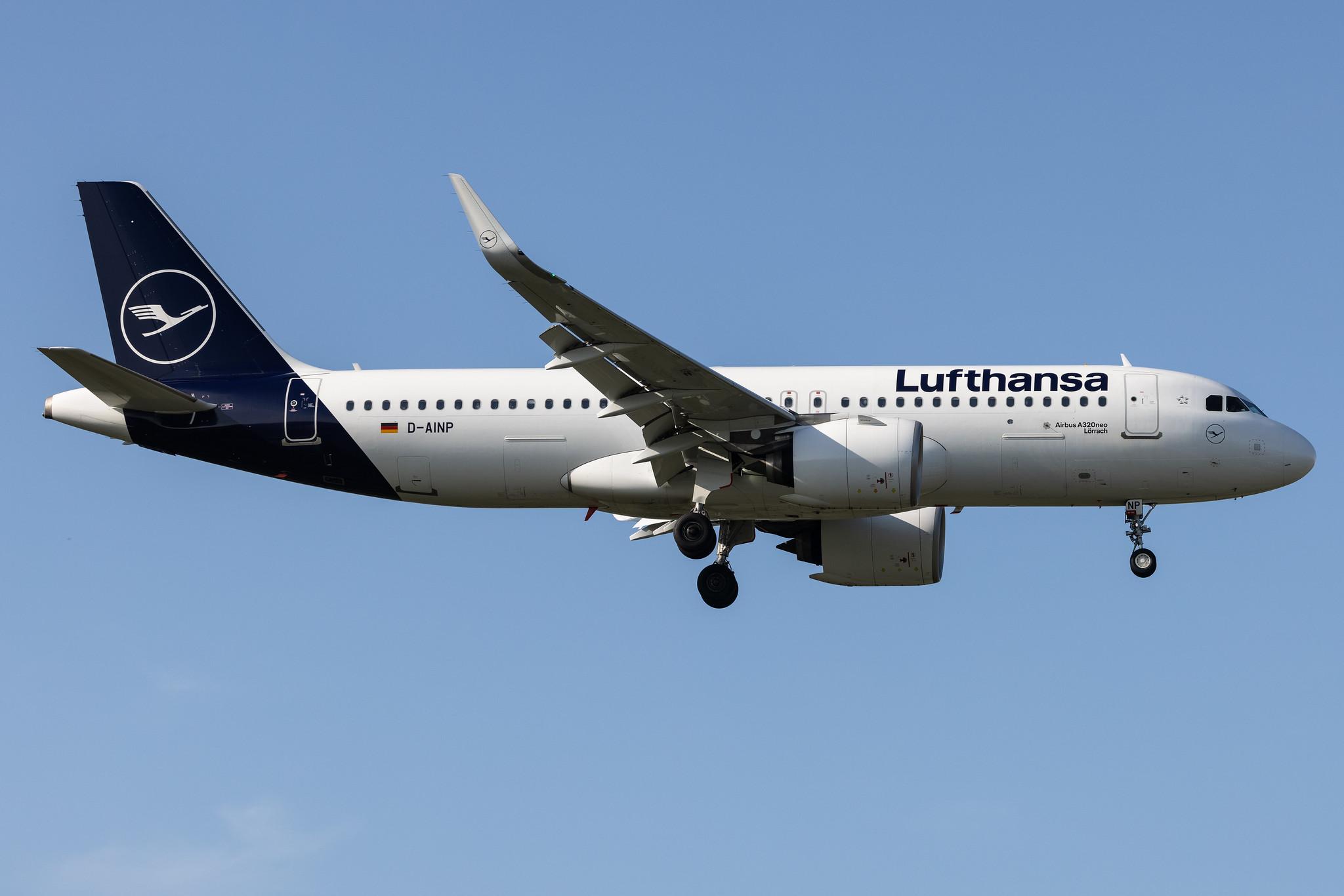 London Heathrow: Lufthansa (LH / DLH) |  Airbus A320-271N A20N | D-AINP | MSN 8622