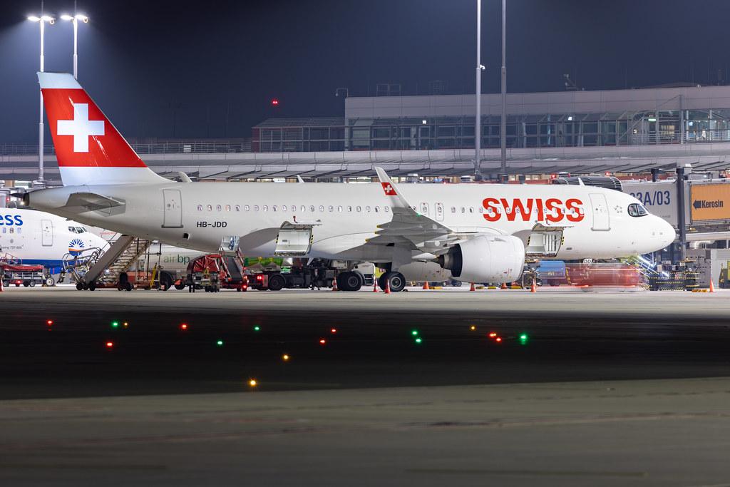 Hamburg Airport: Swiss (LX / SWR) | Airbus A320-271N A20N | HB-JDD | MSN 10944