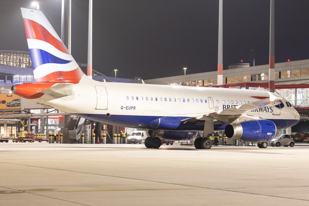 Hamburg Airport: British Airways (BA / BAW) | Airbus A319-131 A319 | G-EUPR | MSN 1329