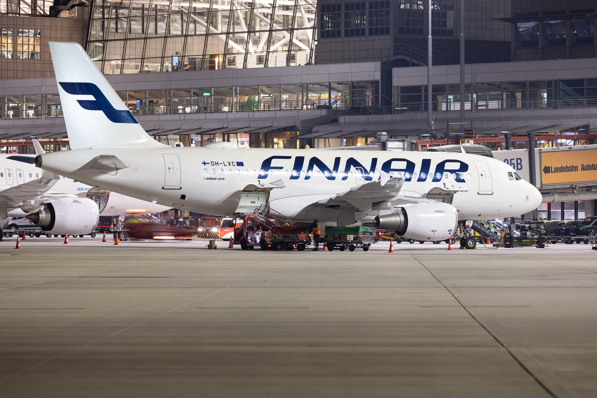 Hamburg Airport: Finnair (AY / FIN) | Airbus A319-112 A319 | OH-LVC | MSN 1309