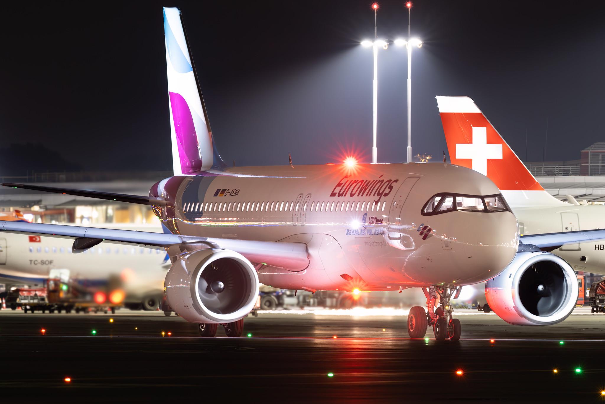Hamburg Airport: Eurowings (EW / EWG) | Airbus A320-251N A20N | D-AENA | MSN 10758