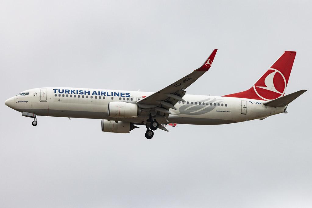 Flughafen Berlin Brandenburg: Turkish Airlines (TK / THY) |  Boeing 737-8F2 B738 | TC-JVK | MSN 60014