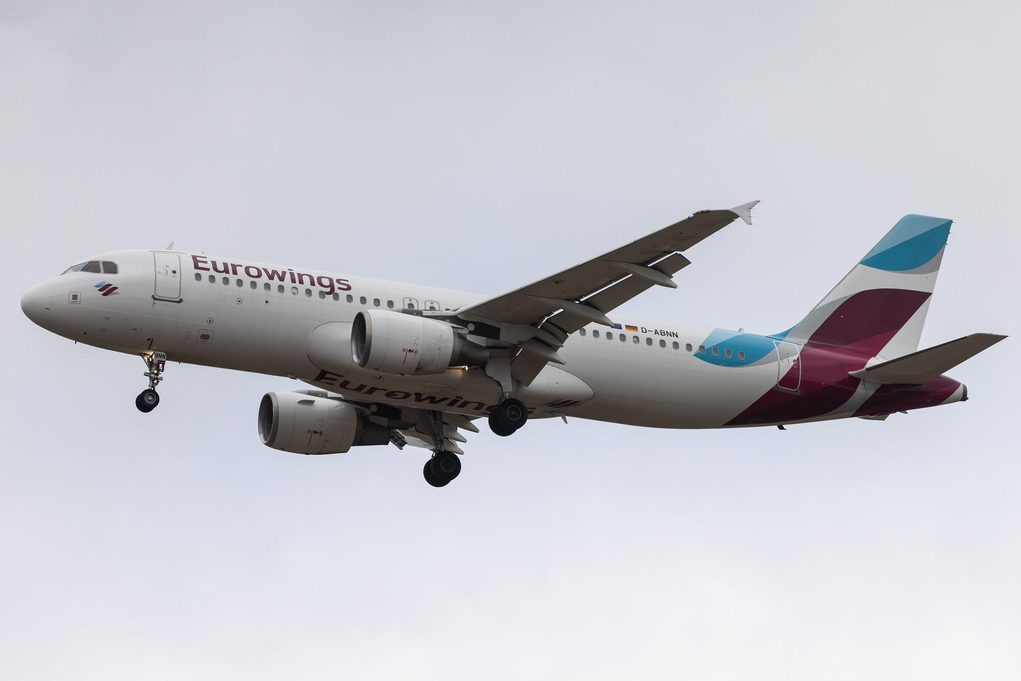 Flughafen Berlin Brandenburg: Eurowings (EW / EWG) | Airbus A320-214 A320 | D-ABNN | MSN 1889