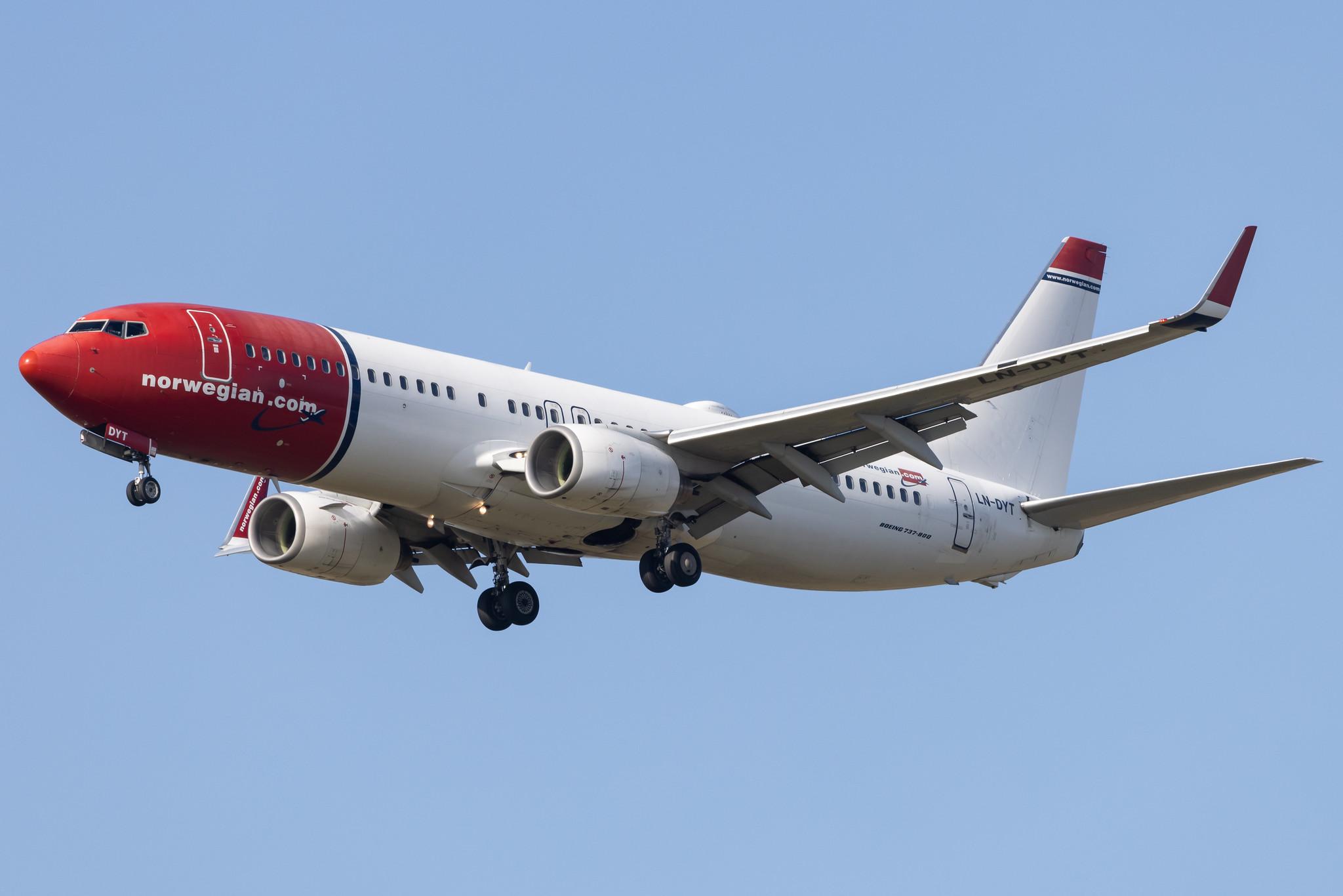 Flughafen Berlin Brandenburg: Norwegian (DY / NOZ) | Operator: Norwegian Air Shuttle AOC | Boeing 737-8JP B738 | LN-DYT | MSN 39048