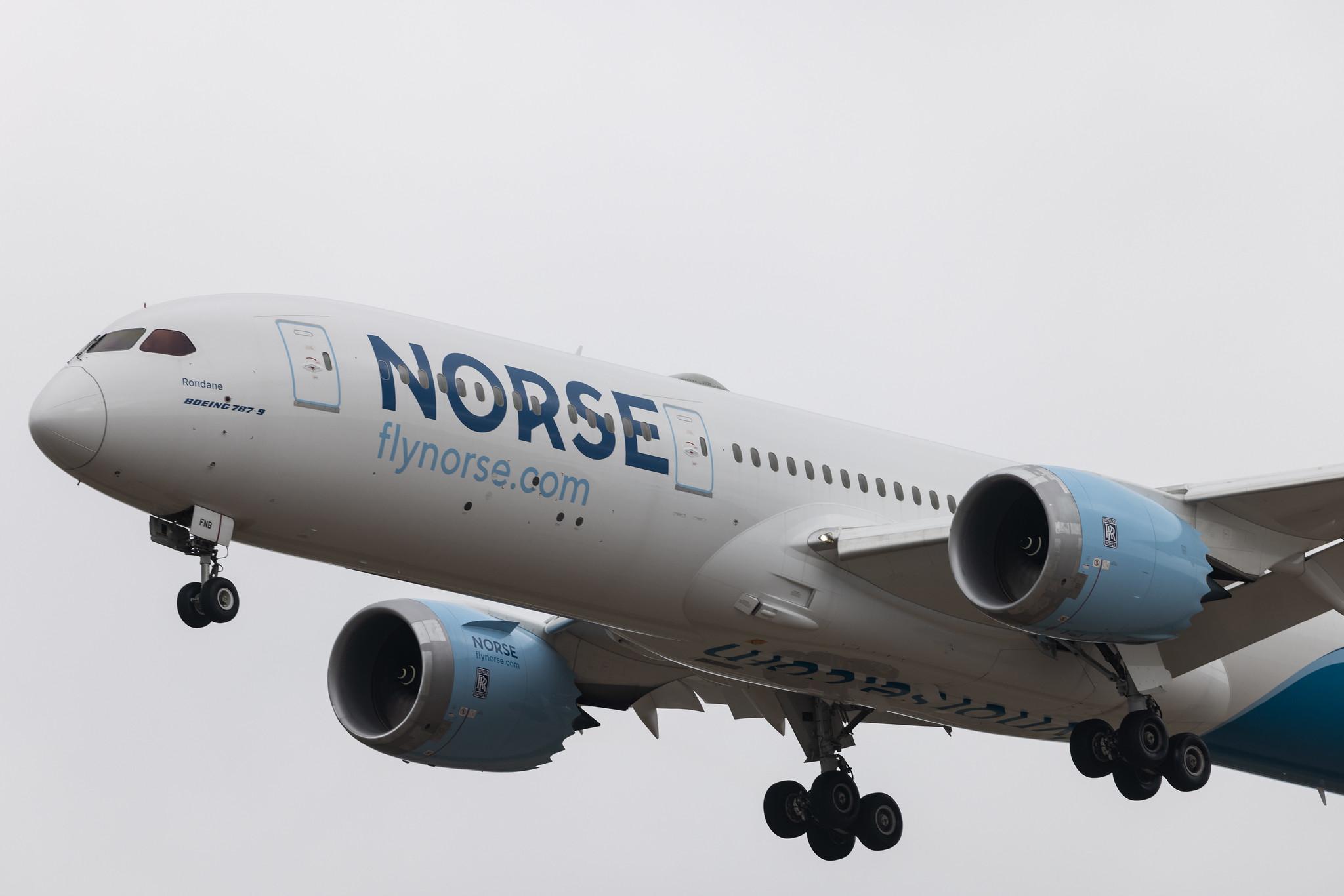 Flughafen Berlin Brandenburg: Norse Atlantic Airways (N0 / NBT) | Boeing 787-9 Dreamliner B789 | LN-FNB | MSN 63346