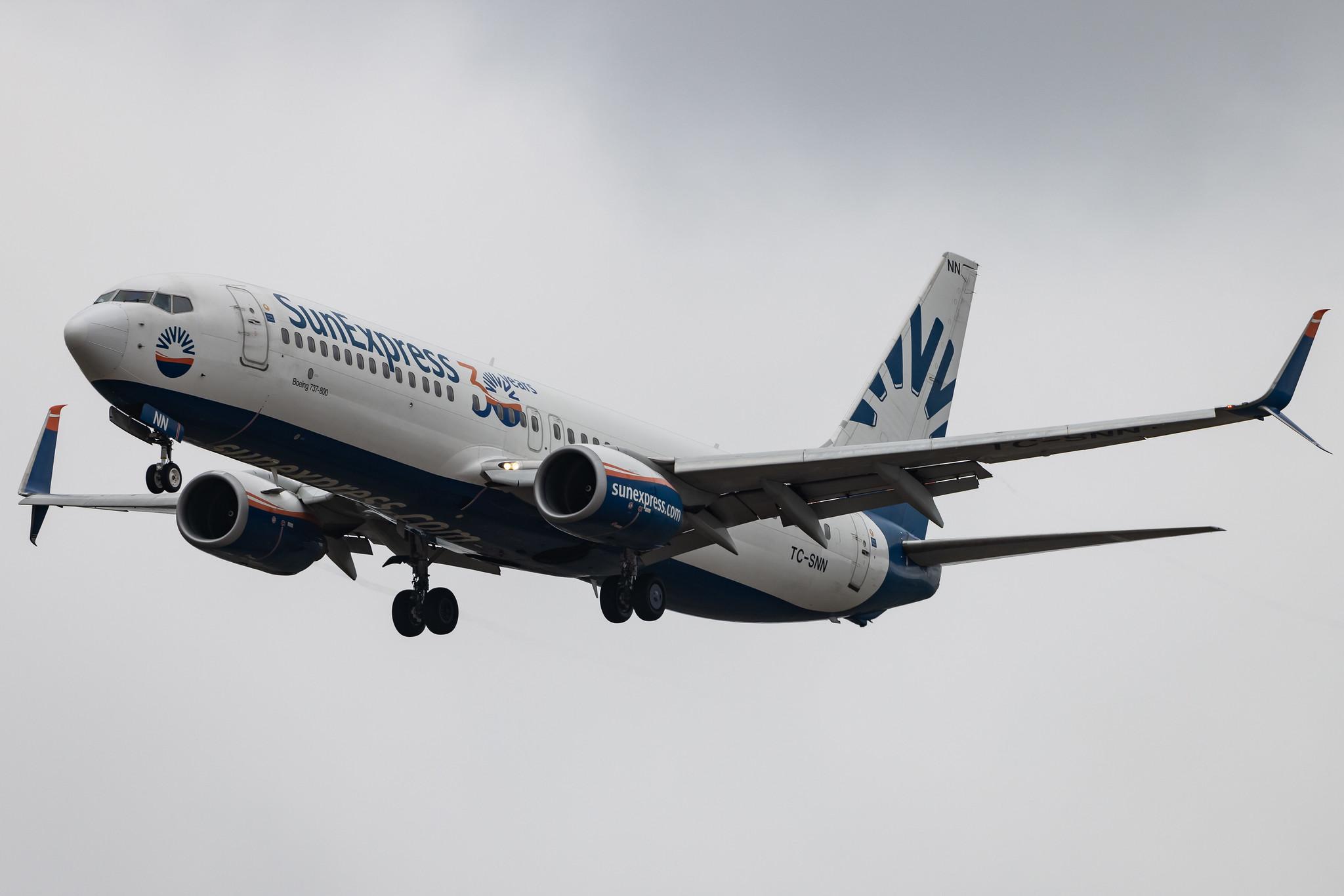 Flughafen Berlin Brandenburg: SunExpress (XQ / SXS) | Boeing 737-8HC B738 | TC-SNN | MSN 40775