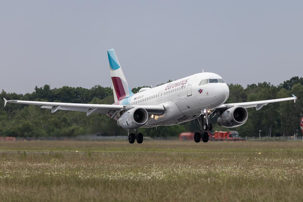 Hamburg Airport: Eurowings (EW / EWG) | Operator: Eurowings Europe | Airbus A319-132 A319 | OE-LYU | MSN 5535