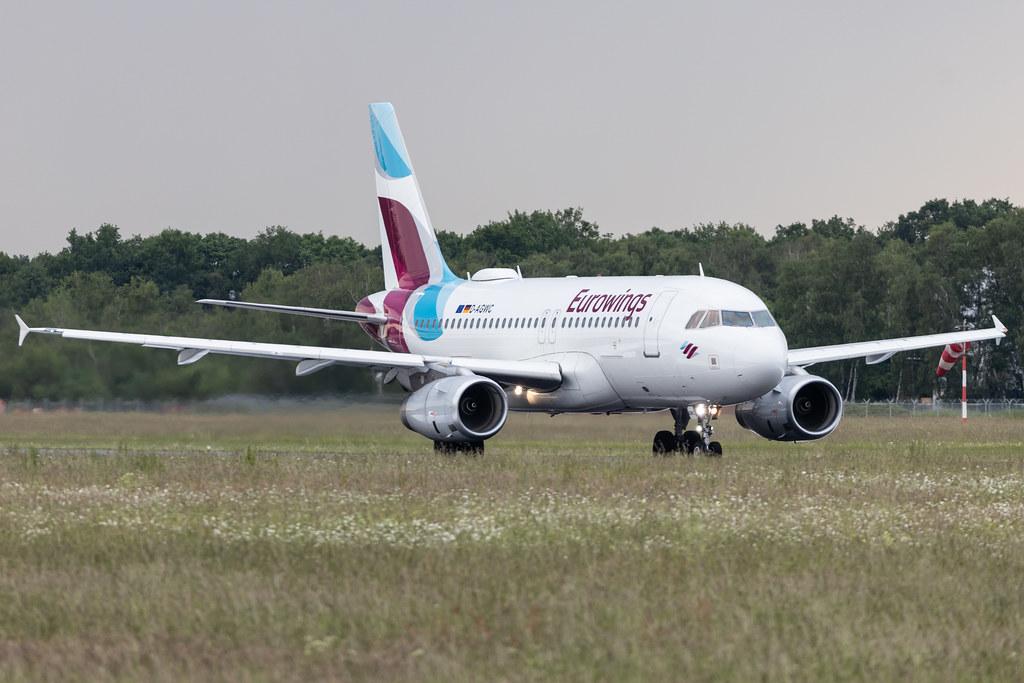 Hamburg Airport: Eurowings (EW / EWG) | Airbus A319-132 A319 | D-AGWC | MSN 2976