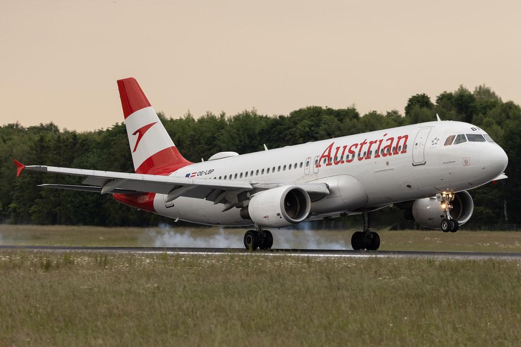 Hamburg Airport: Austrian Airlines (OS / AUA) | Airbus A320-232 A320 | OE-LBP | MSN 0797