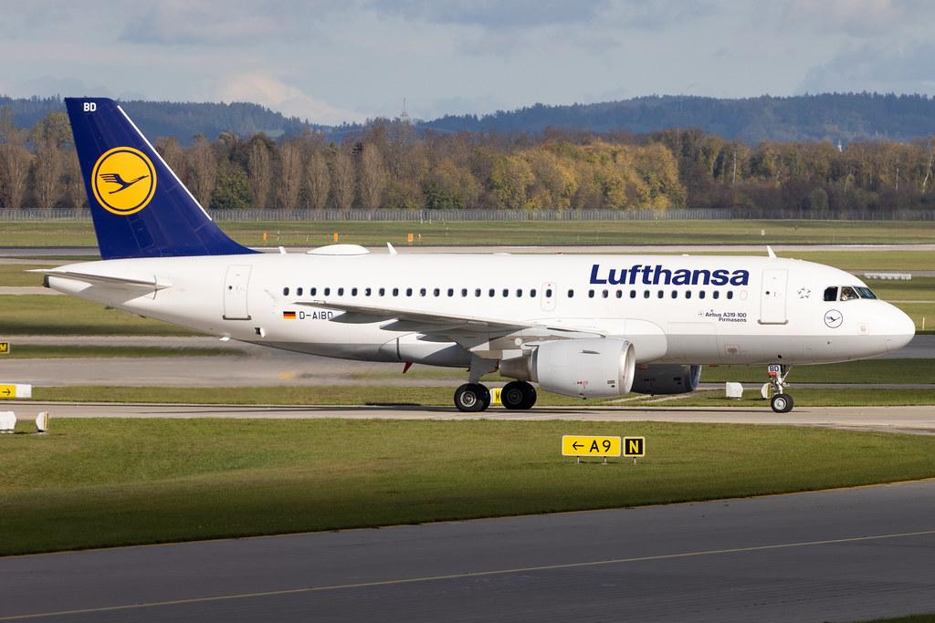 Munich Airport: Lufthansa (LH / DLH) | Airbus A319-112 A319 | D-AIBD | MSN 4455