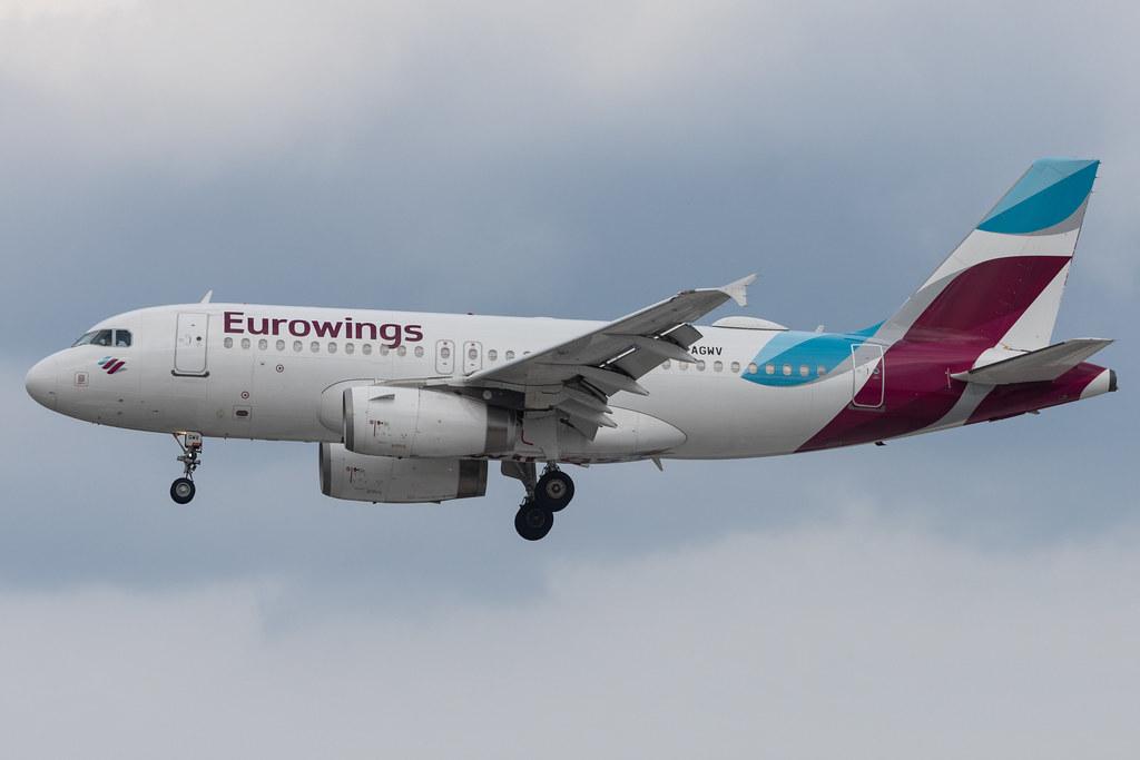 Hamburg Airport: Eurowings (EW / EWG) | Airbus A319-132 A319 | D-AGWV | MSN 5467