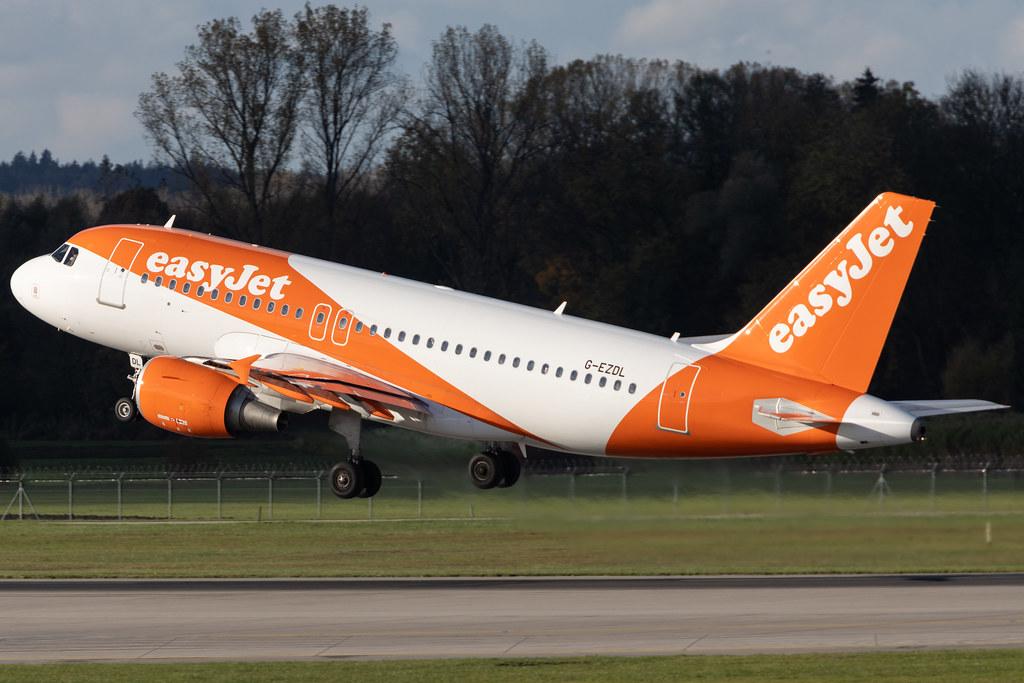 Munich Airport: easyJet (U2 / EZY) | Airbus A319-111 A319 | G-EZDL | MSN 3569