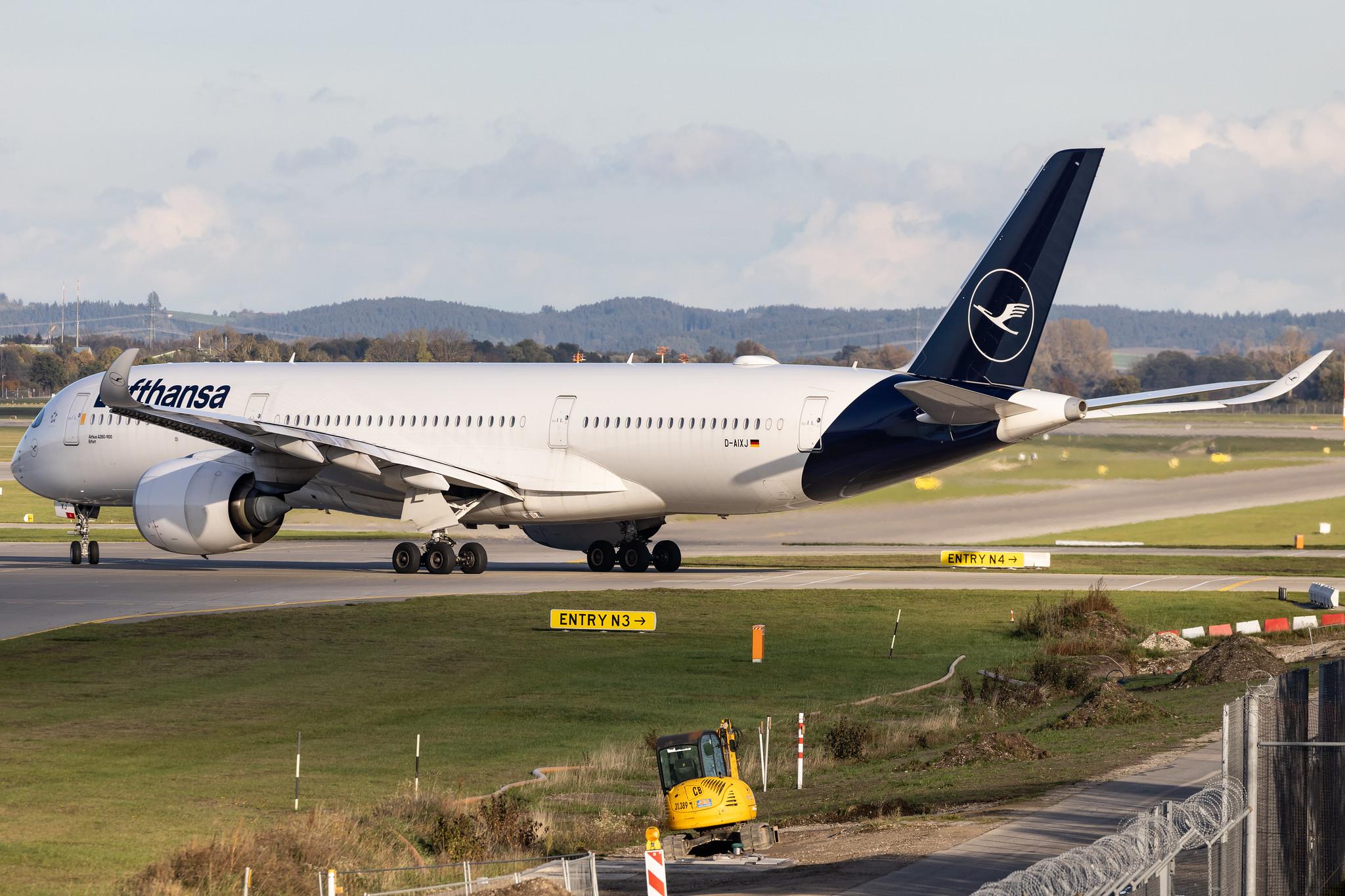 Munich Airport: Lufthansa (LH / DLH) | Airbus A350-941 A359 | D-AIXJ | MSN 209