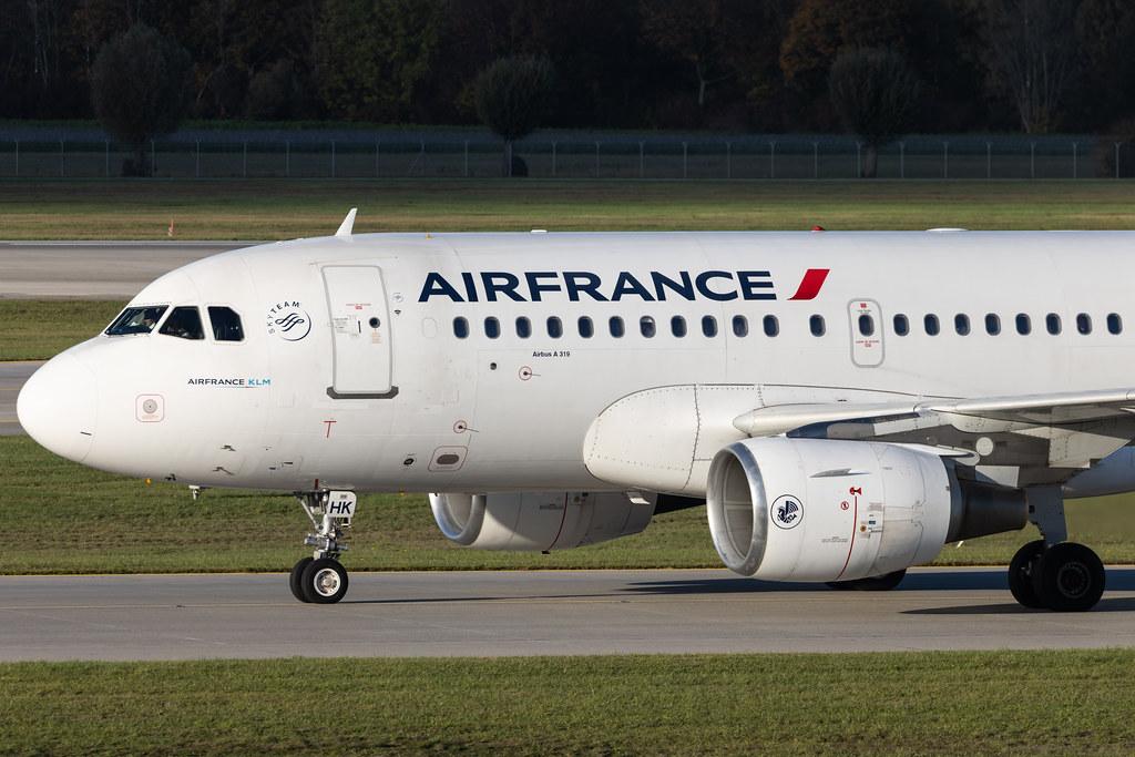 Munich Airport: Air France (AF / AFR) | Airbus A319-111 A319 | F-GRHK | MSN 1190