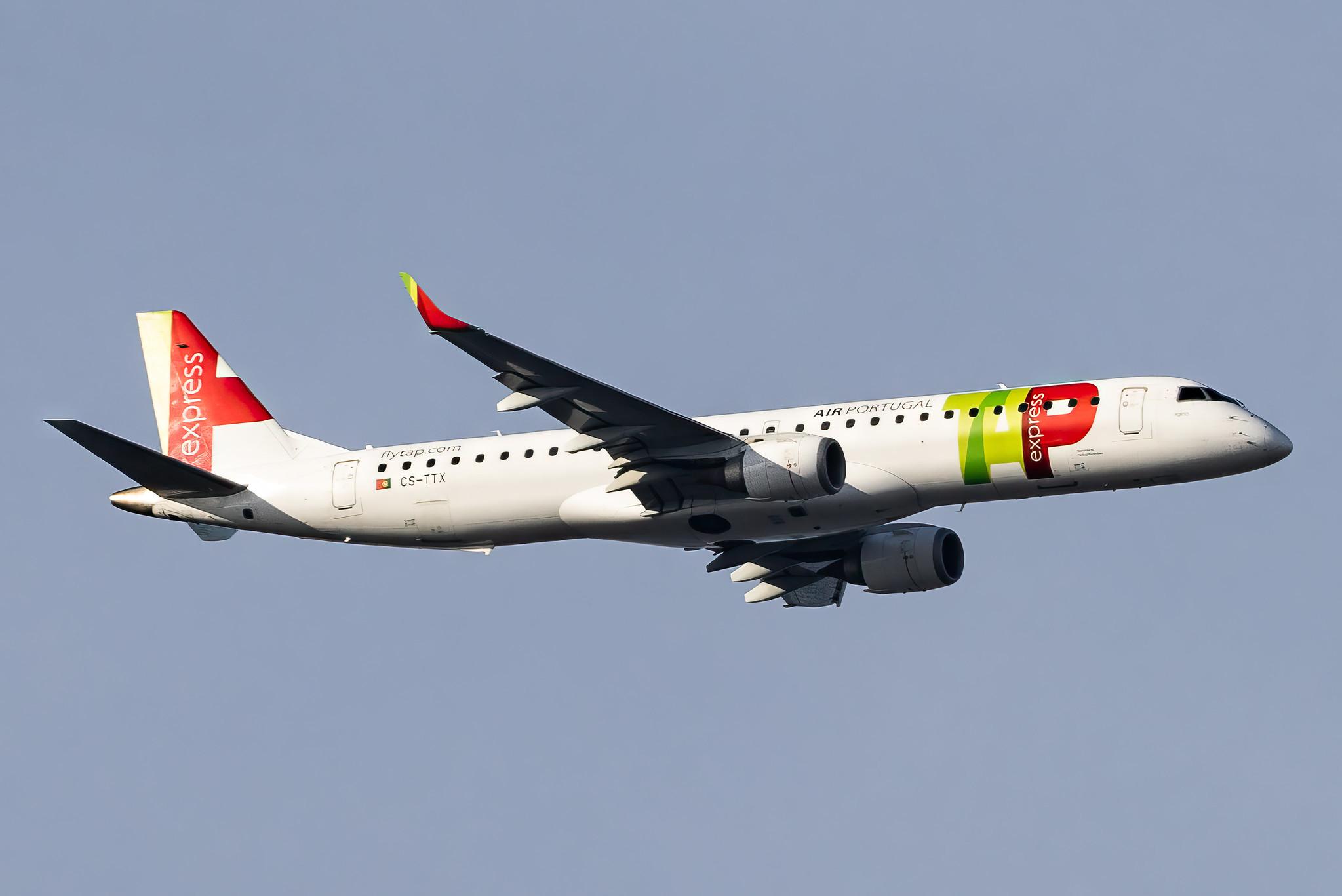 Hamburg Finkenwerder: TAP Express (TP / TAP) | Operator: Portugalia Airlines |  Embraer E195AR E195 | CS-TTX | MSN 19000429